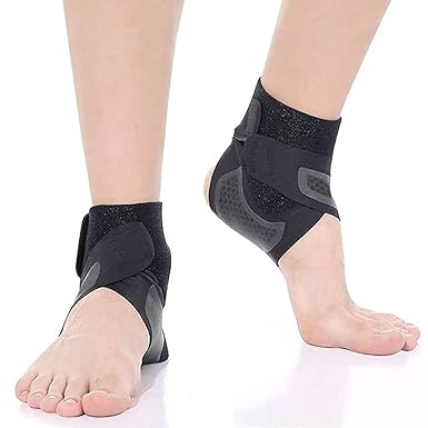 Breathable Right Foot Ankle Brace for Sprained Ankles – Stabilizes Ligaments & Prevents Re-injury, Adjustable Wrap for Men & Women|galeezone|