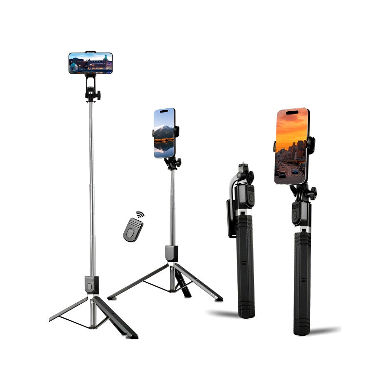 Multifunctional Portable Bluetooth Wireless Integrated Selfie Stick & Tripod