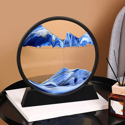 3D Moving Sandscape Lamp | Dynamic Sand Frame