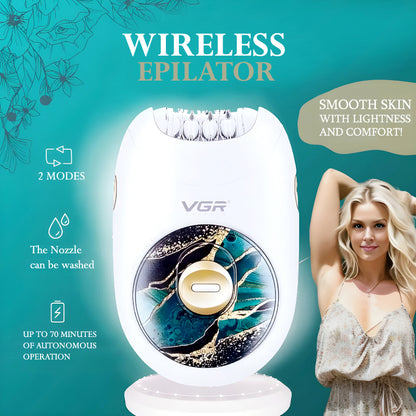 VGR V-706 Professional Rechargeable Electric Epilator for Women – Smooth and Effective Hair Removal