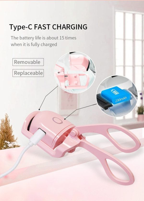 Electric Lash Curler – Heated Eyelash Curler for Long-Lasting Curl and Lift