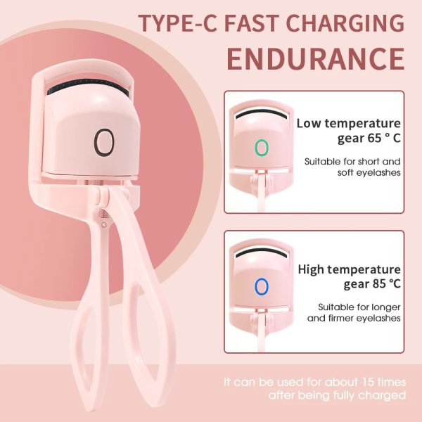 Electric Lash Curler – Heated Eyelash Curler for Long-Lasting Curl and Lift