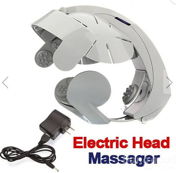 Electromagnetic Electric Head Massager - Digital Vibration Therapy for Stress Relief, Pain Reduction, and Brain Relaxation|galeezone|