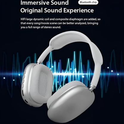 P9 Bluetooth Noise-Cancelling Headphones with Mic for Sports & Gaming