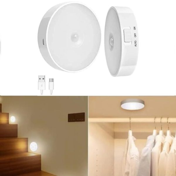 Intelligent Night Light with USB Charging & Wardrobe Storage Function