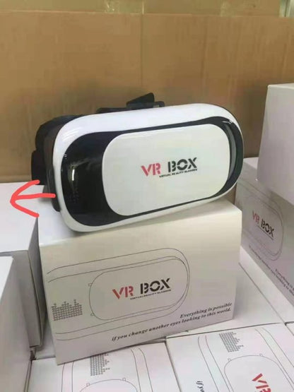 VR Box – 3D Virtual Reality Headset with Remote | Adjustable Head Strap for Phone|galeezone|